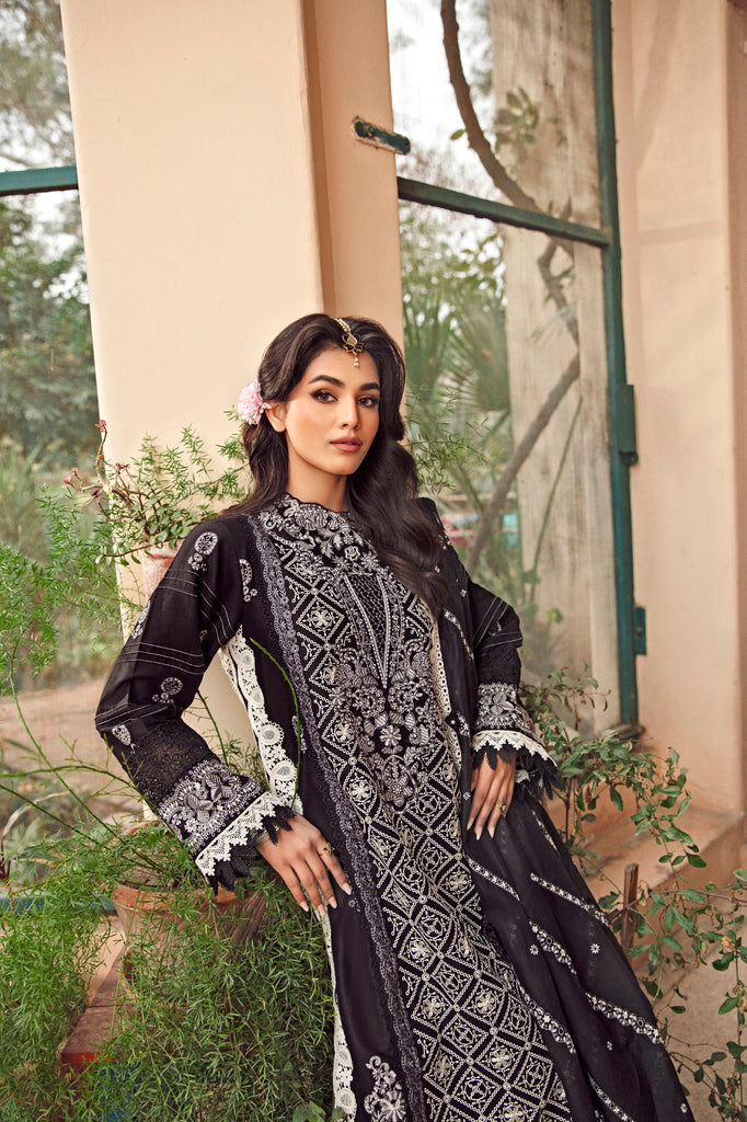 Florent | Luxury Lawn 24 | FFL-6A - Ladies Clothes - Maria Faisal