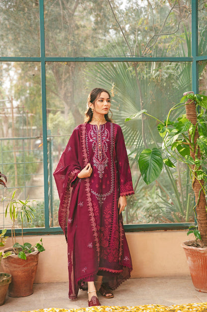 Florent | Luxury Lawn 24 | FFL-4B - Ladies Clothes - Maria Faisal