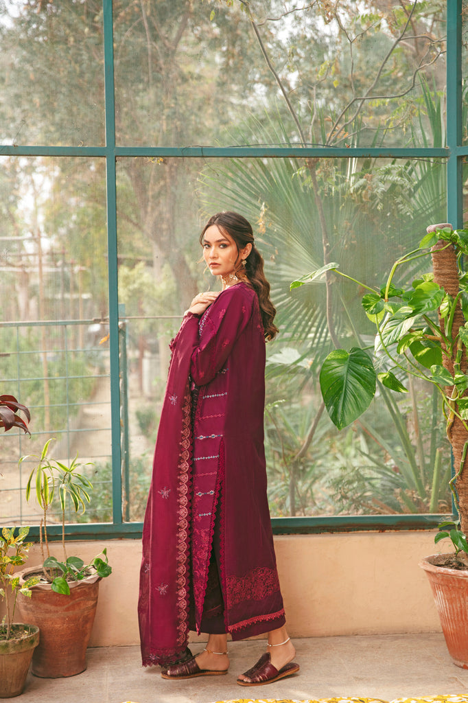 Florent | Luxury Lawn 24 | FFL-4B - Ladies Clothes - Maria Faisal