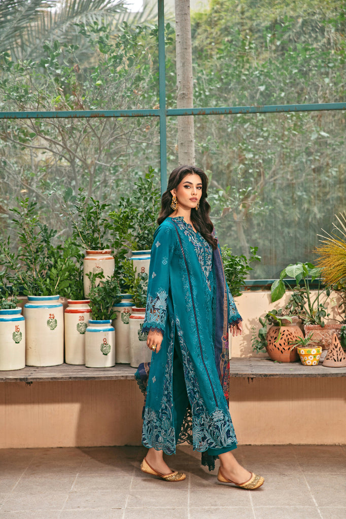 Florent | Luxury Lawn 24 | FFL-2B - Ladies Clothes - Maria Faisal