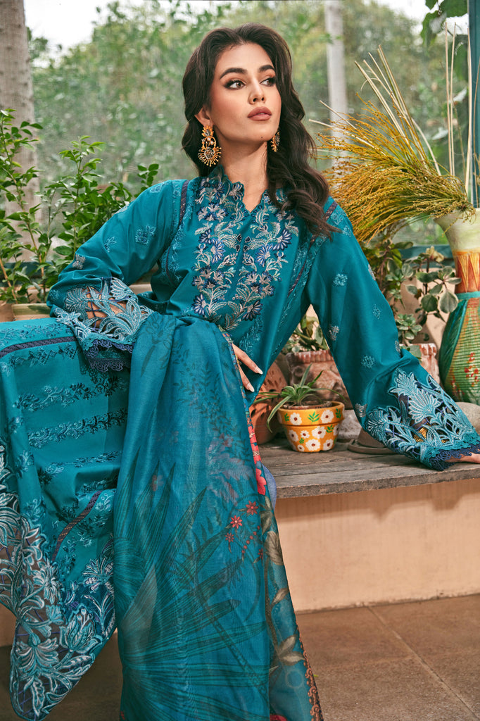 Florent | Luxury Lawn 24 | FFL-2B - Ladies Clothes - Maria Faisal