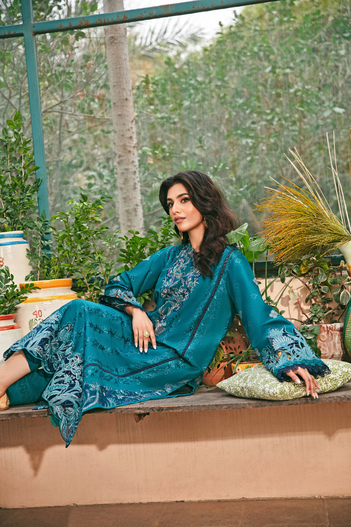 Florent | Luxury Lawn 24 | FFL-2B - Ladies Clothes - Maria Faisal