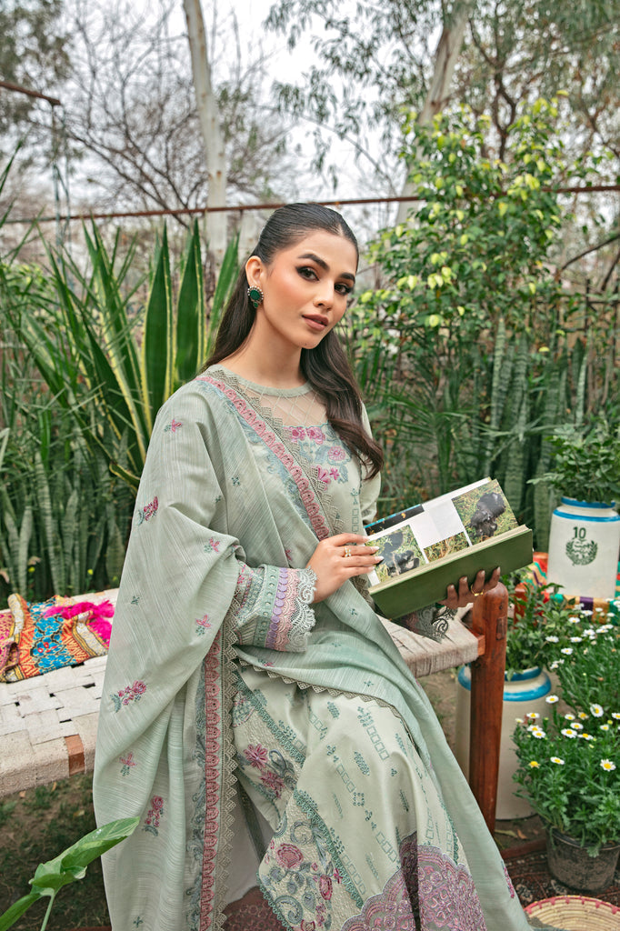 Florent | Luxury Lawn 24 | FFL-3B - Ladies Clothes - Maria Faisal