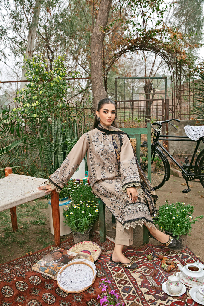 Florent | Luxury Lawn 24 | FFL-5B - Ladies Clothes - Maria Faisal
