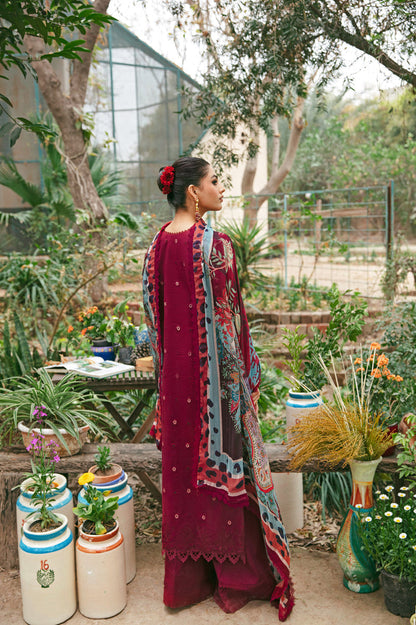 Florent | Luxury Lawn 24 | FFL-1B - Ladies Clothes - Maria Faisal