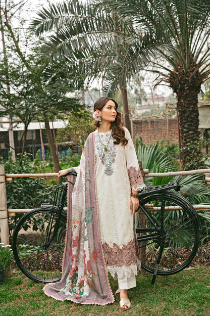 Florent | Luxury Lawn 24 | FFL-2A - Ladies Clothes - Maria Faisal