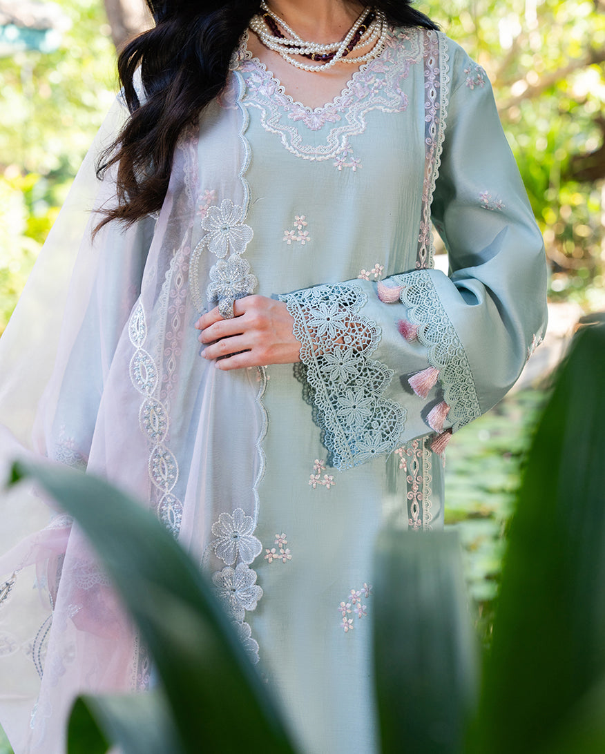 Mushq | La Toscana Casual Pret | Florenza Flair - Luxury Dress - available at Maria Faisal in UK and USA.