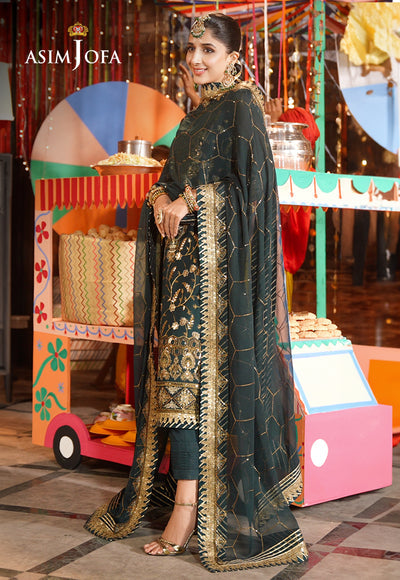 Asim Jofa | Chamak Damak Festive 24 | AJCD-18 - Pakistani Dress - Maria Faisal