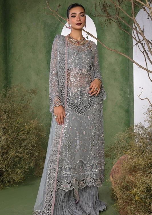 Rangrasiya | Chatoyer Wedding Formals 24 | D#02 - Deena - Designer Dress with Intricate embroidery and embellishments. Shop elegent wedding dress at Maria Faisal.