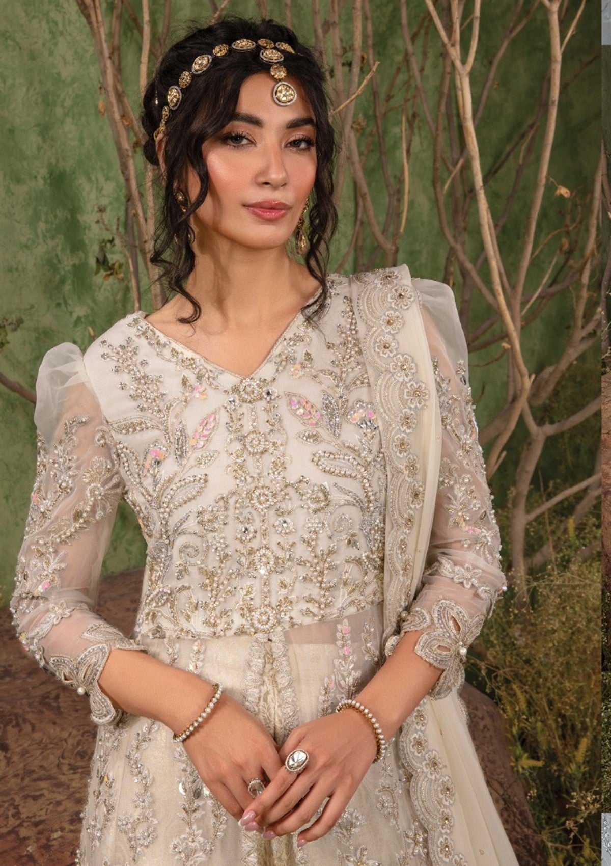 Rangrasiya | Chatoyer Wedding Formals 24 | D#07 - Noor - Designer Dress with Intricate embroidery and embellishments. Shop elegent wedding dress at Maria Faisal.