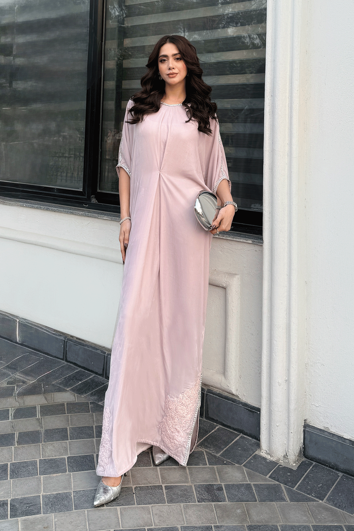 Erum Khan | Velvet Edit | Petal - Formal Dress - available at Maria Faisal in UK and USA.