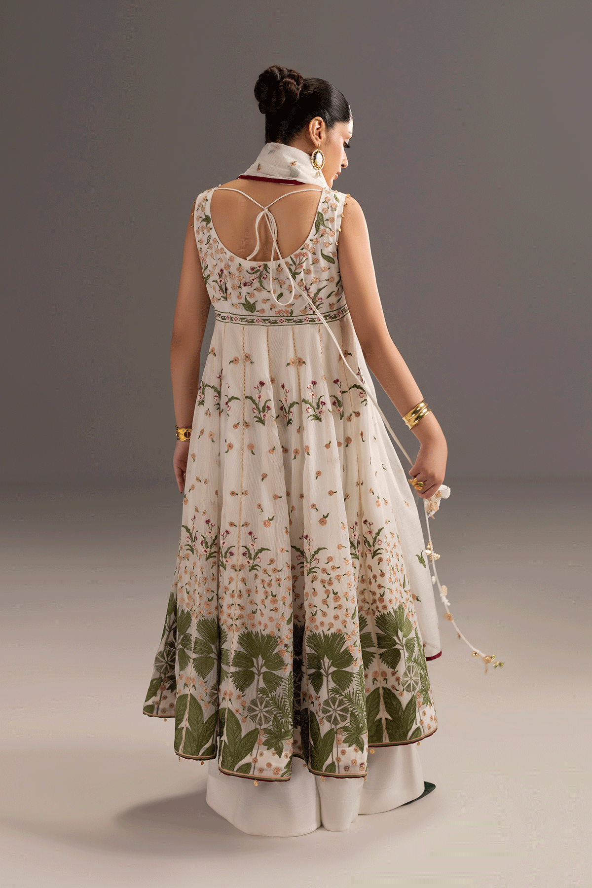 Erum Khan | Summer Whisper | Elegant Glow - Luxury Dress - available at Maria Faisal in UK and USA.