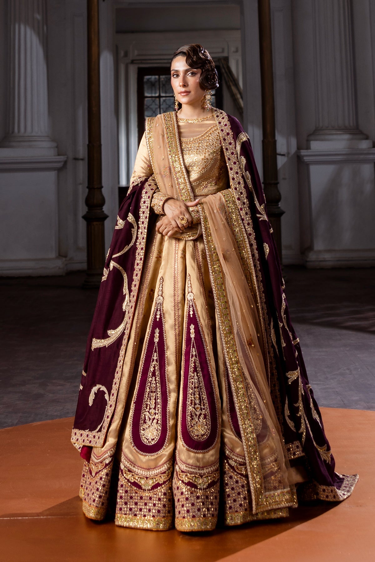 Erum Khan | Jahan Wedding 25 | Plum Spark - Ladies Clothes - Maria Faisal