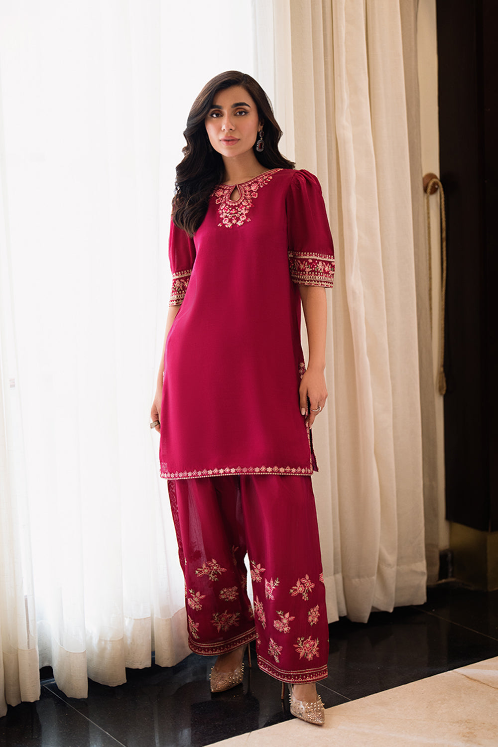 Azure | Diva Formals | Fuchsia Grace - Ladies Clothes - Maria Faisal