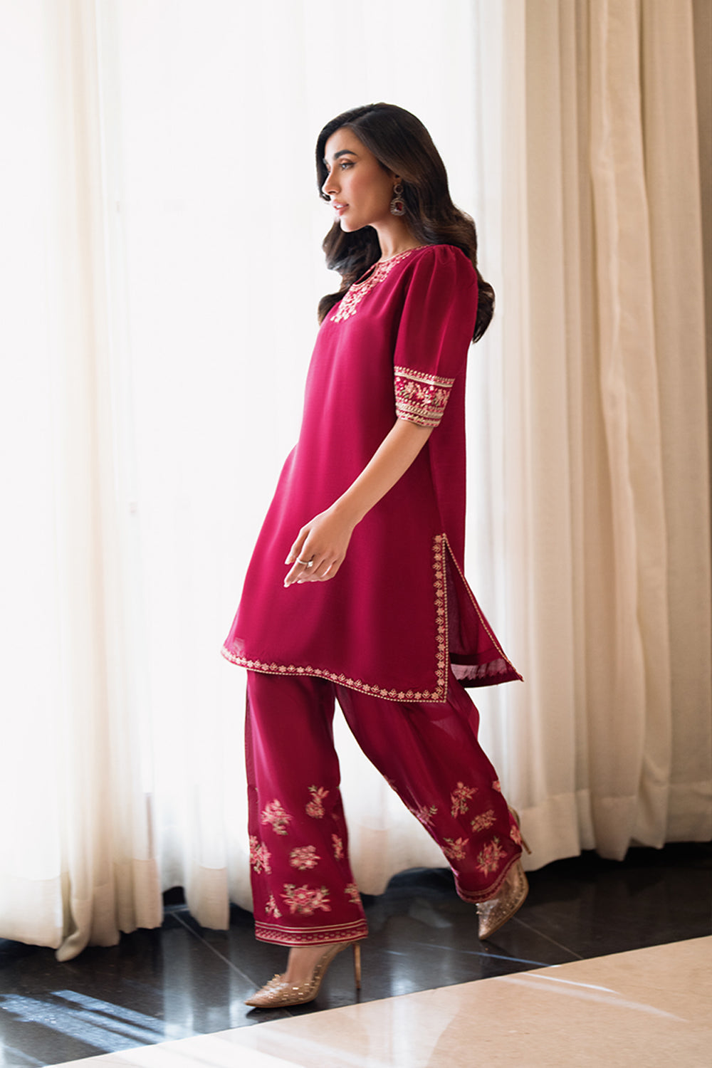Azure | Diva Formals | Fuchsia Grace - Ladies Clothes - Maria Faisal