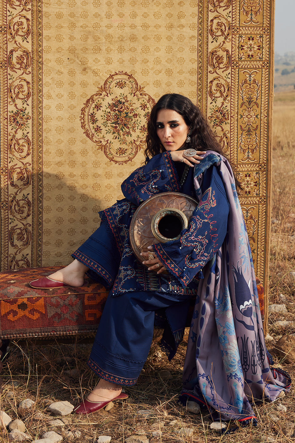 MAHRUKH-SRW25-08 – authentic Pakistani dress from the Winter Khaddar 25 collection for women in the UK