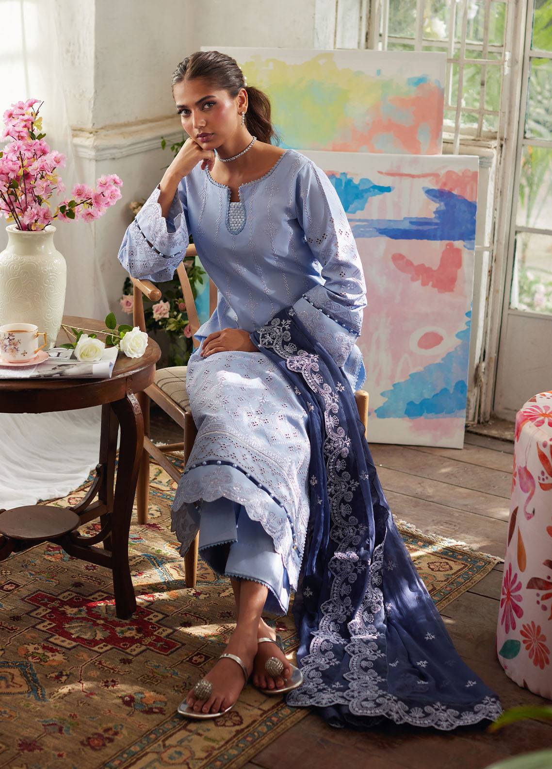 Bin Ilyas | Carnival Summer Edit 25 | Zorya by Maria Faisal - Registered Vendor of : Gulaal - type : Ladies Clothes - 100% original wedding dresses