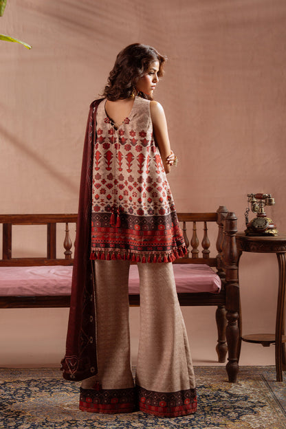 Saira Rizwan | Ramadan Edit 26 | AARYA- SRRSP-26-02 - Dress - available at Maria Faisal in UK and USA.