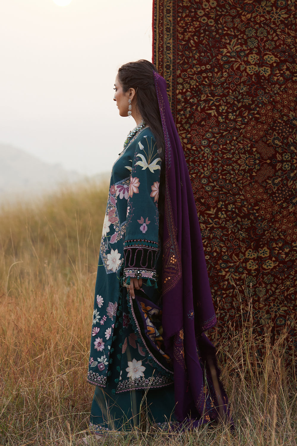 SERENEH-SRW25-06 – authentic Pakistani dress from the Winter Khaddar 25 collection for women in the UK