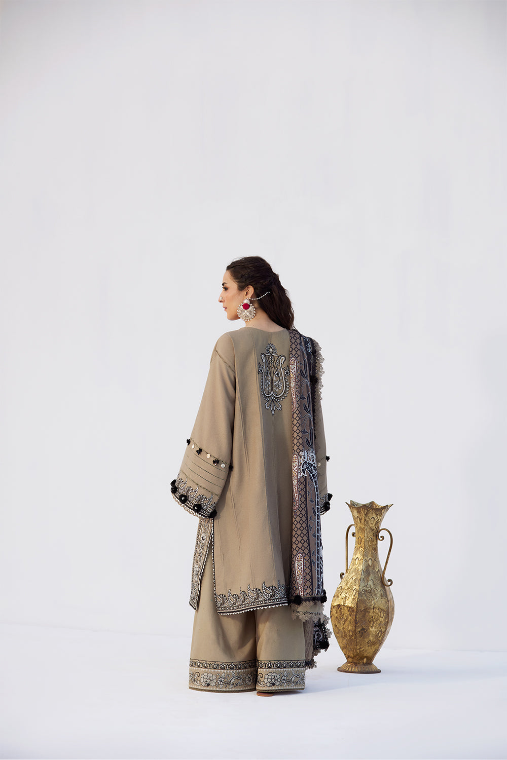 RUKH-SRW25-02 – authentic Pakistani dress from the Winter Khaddar 25 collection for women in the UK