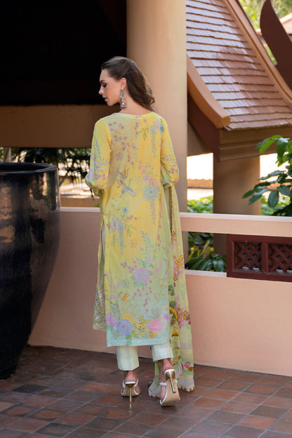Ramsha | Ghazal Luxury Lawn | G-308 by Maria Faisal - Registered Vendor of : Ramsha - type : Ladies Clothes - 100% original wedding dresses