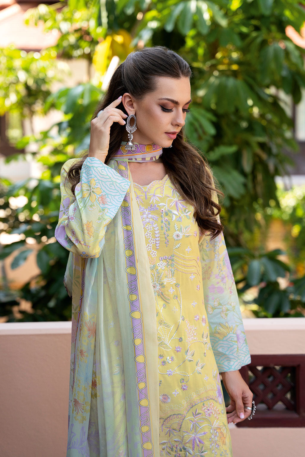 Ramsha | Ghazal Luxury Lawn | G-308 by Maria Faisal - Registered Vendor of : Ramsha - type : Ladies Clothes - 100% original wedding dresses