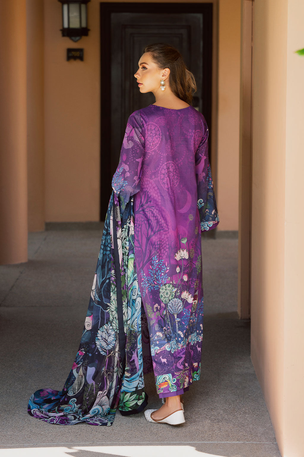 Ramsha | Ghazal Luxury Lawn | G-305 by Maria Faisal - Registered Vendor of : Ramsha - type : Ladies Clothes - 100% original wedding dresses