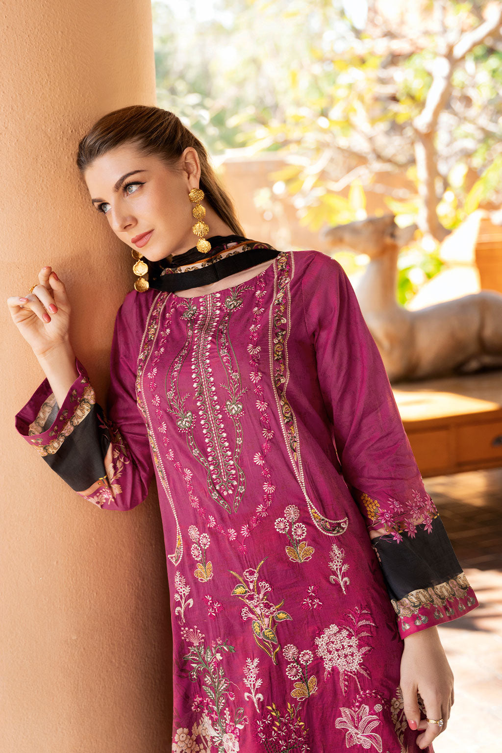Ramsha | Ghazal Luxury Lawn | G-311 by Maria Faisal - Registered Vendor of : Ramsha - type : Ladies Clothes - 100% original wedding dresses