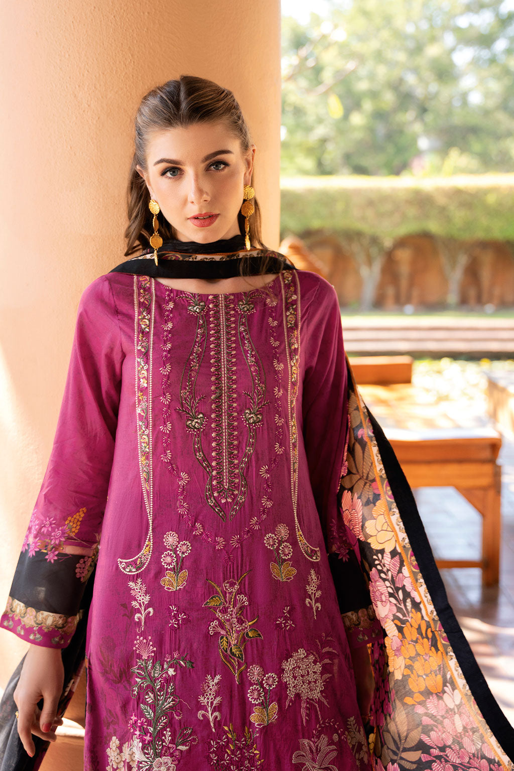 Ramsha | Ghazal Luxury Lawn | G-311 by Maria Faisal - Registered Vendor of : Ramsha - type : Ladies Clothes - 100% original wedding dresses