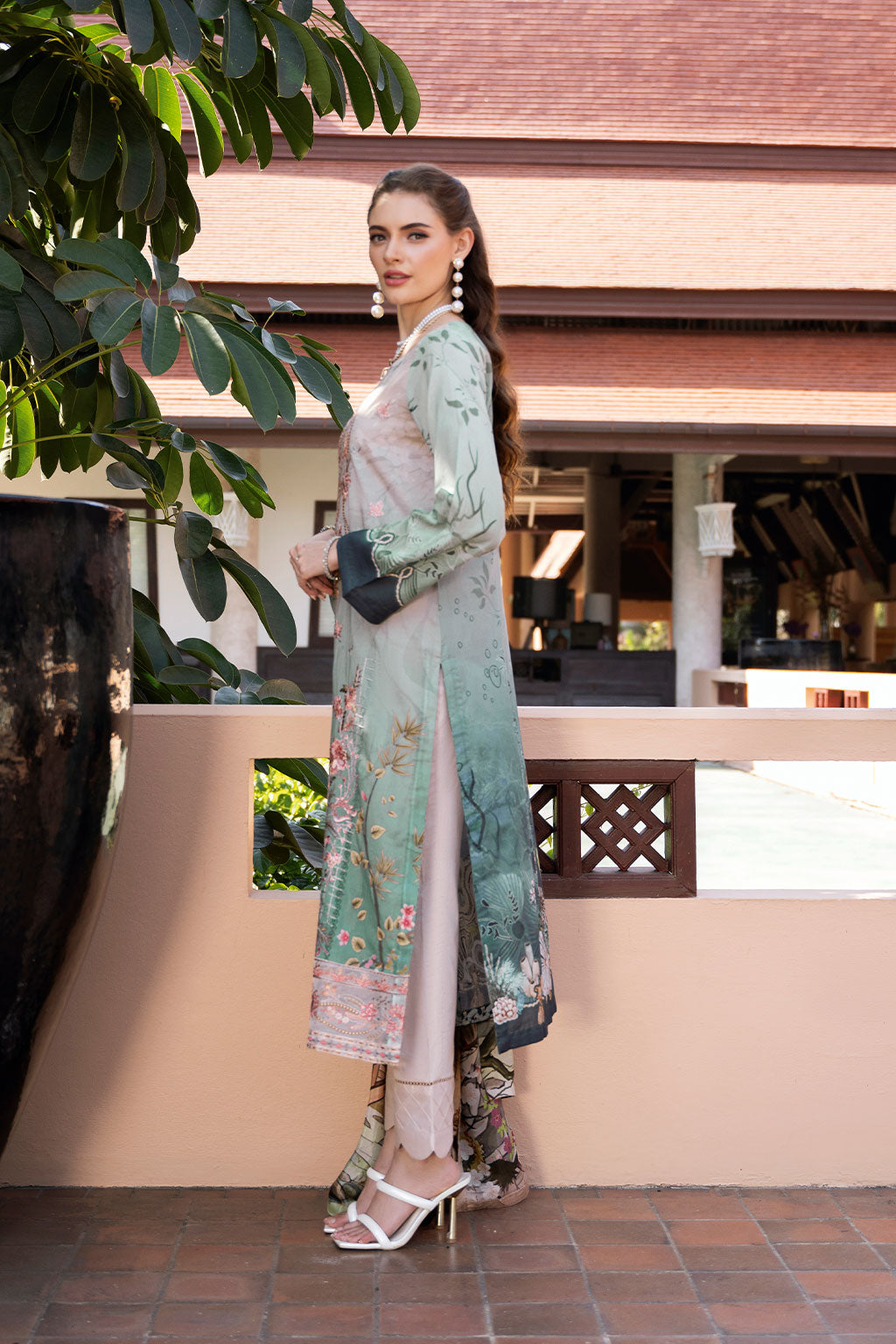 Ramsha | Ghazal Luxury Lawn | G-312 by Maria Faisal - Registered Vendor of : Ramsha - type : Ladies Clothes - 100% original wedding dresses