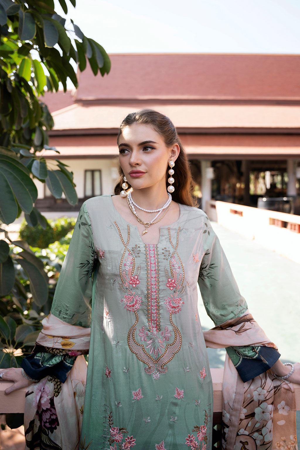 Ramsha | Ghazal Luxury Lawn | G-312 by Maria Faisal - Registered Vendor of : Ramsha - type : Ladies Clothes - 100% original wedding dresses