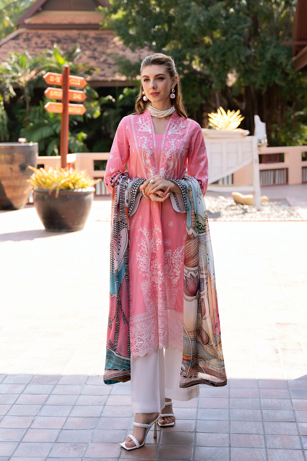 Ramsha | Ghazal Luxury Lawn | G-307 by Maria Faisal - Registered Vendor of : Ramsha - type : Ladies Clothes - 100% original wedding dresses