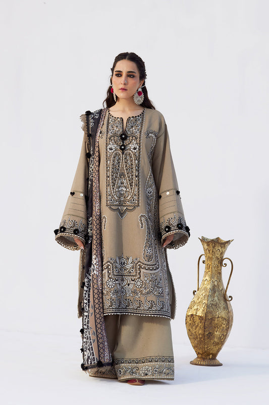 RUKH-SRW25-02 – authentic Pakistani dress from the Winter Khaddar 25 collection for women in the UK