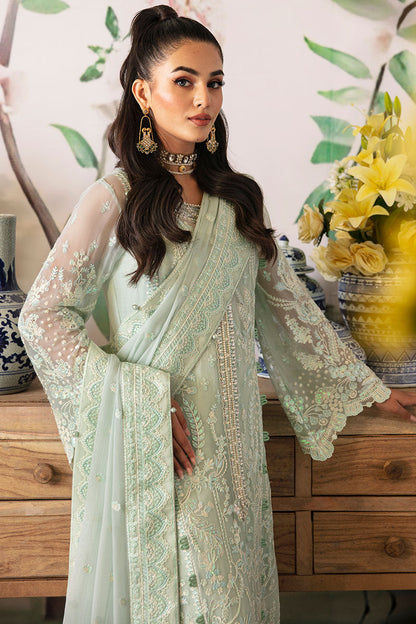 Gulaal | Embroidered Chiffon 24 | Jade - Ladies Clothes - Maria Faisal