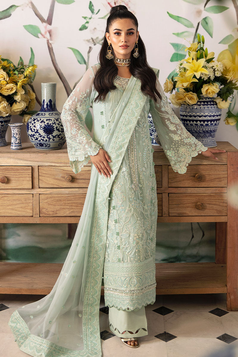 Gulaal | Embroidered Chiffon 24 | Jade - Ladies Clothes - Maria Faisal