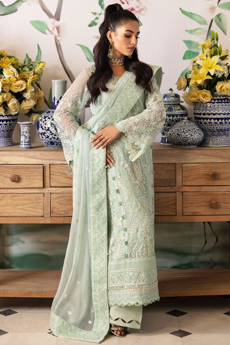 Gulaal | Embroidered Chiffon 24 | Jade - Ladies Clothes - Maria Faisal