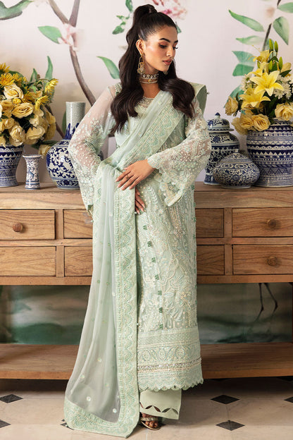 Gulaal | Embroidered Chiffon 24 | Jade - Ladies Clothes - Maria Faisal