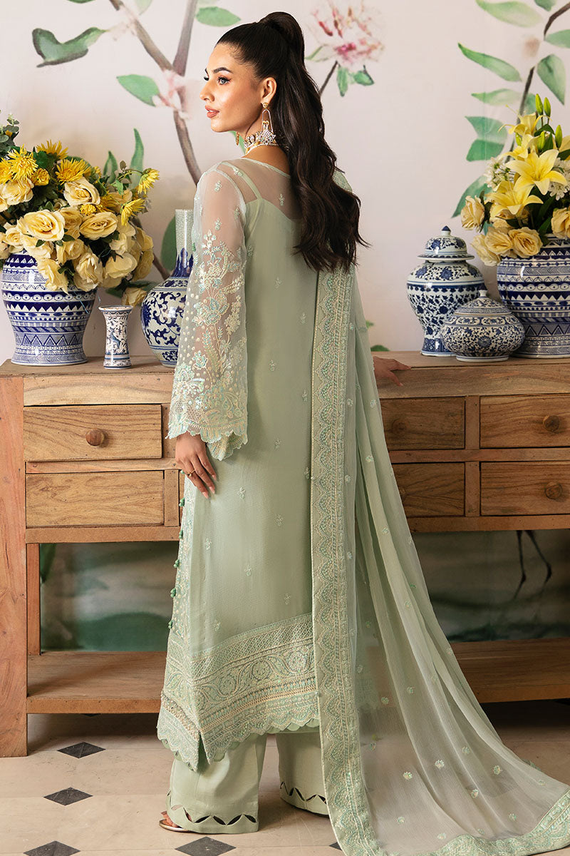 Gulaal | Embroidered Chiffon 24 | Jade - Ladies Clothes - Maria Faisal