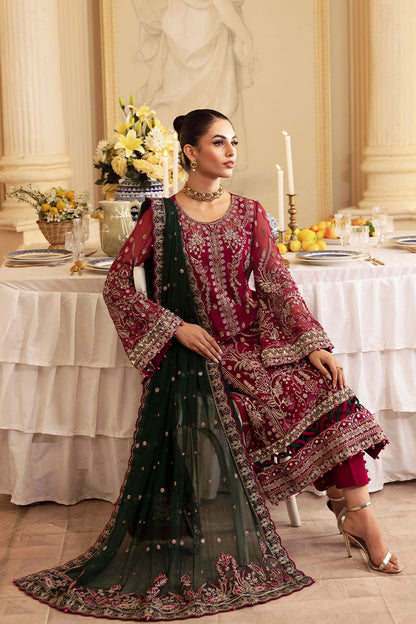 Gulaal | Embroidered Chiffon 24 | Blanca - Ladies Clothes - Maria Faisal