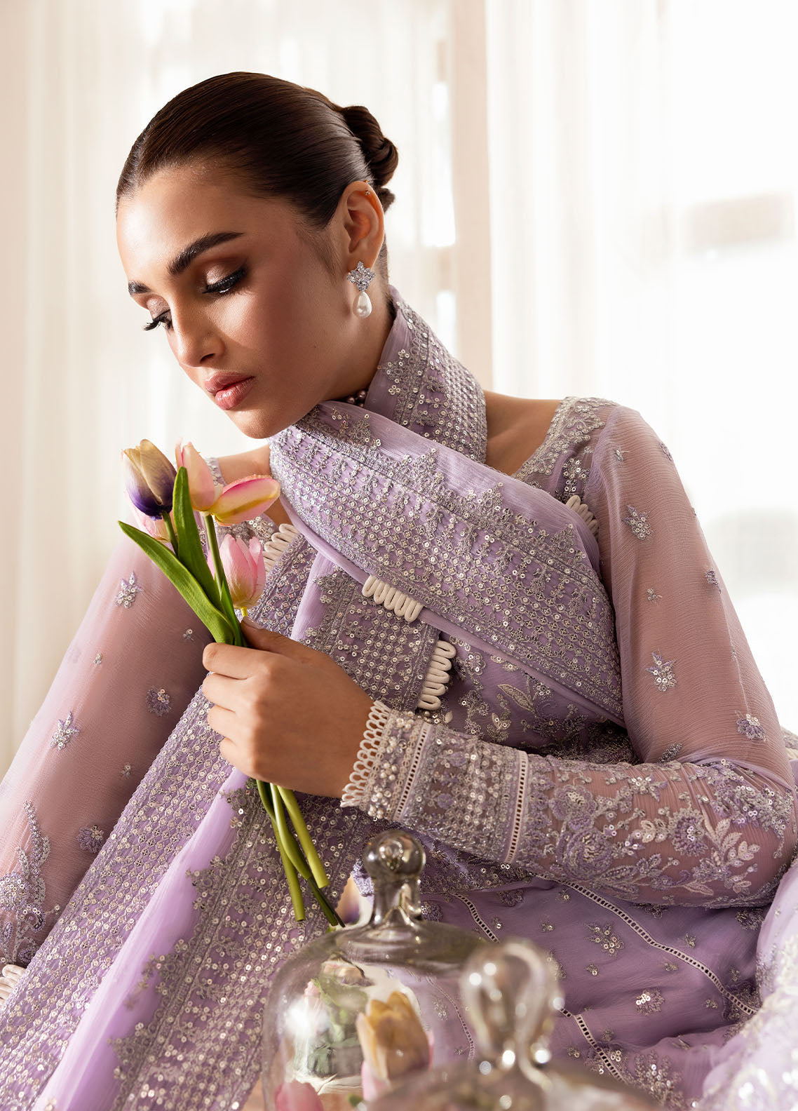Gulaal | Reverie Embroidered Chiffon | PAREESA - Ladies Clothes 