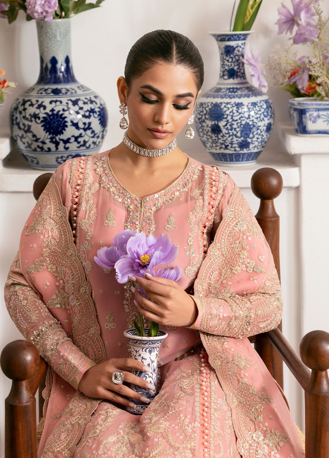Gulaal | Reverie Embroidered Chiffon | CORALYN - Ladies Clothes 