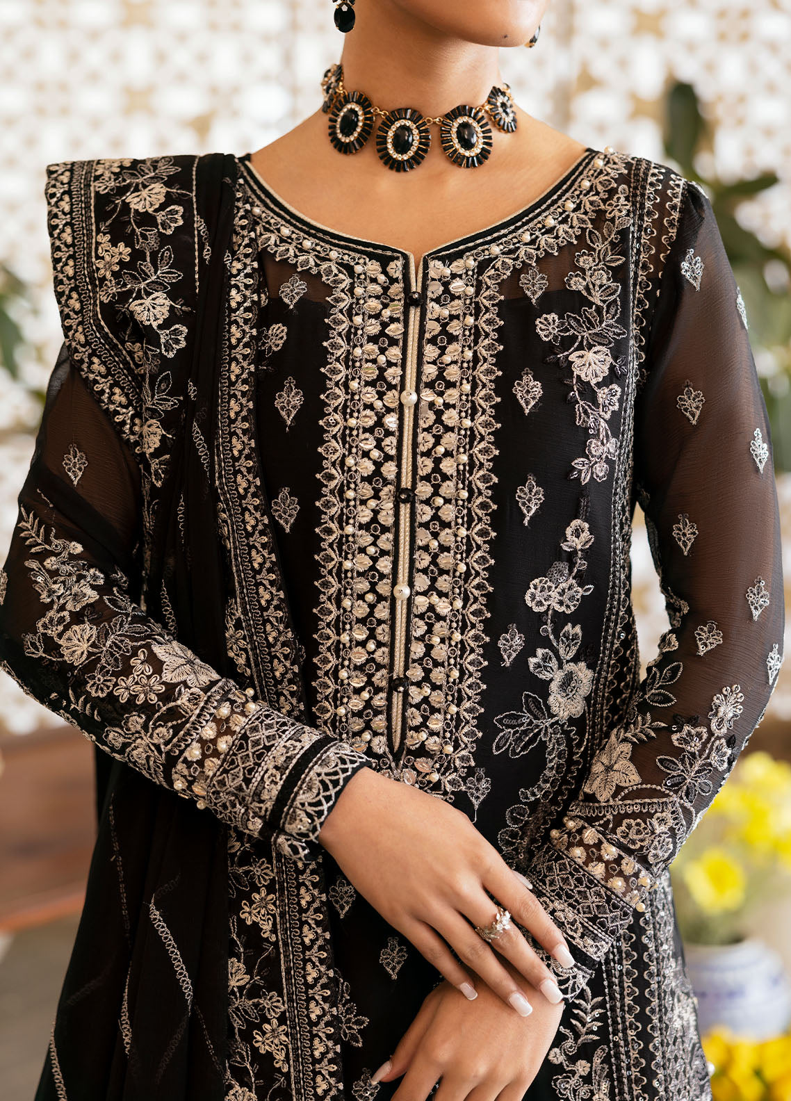 Gulaal | Reverie Embroidered Chiffon | NYRA - Ladies Clothes 
