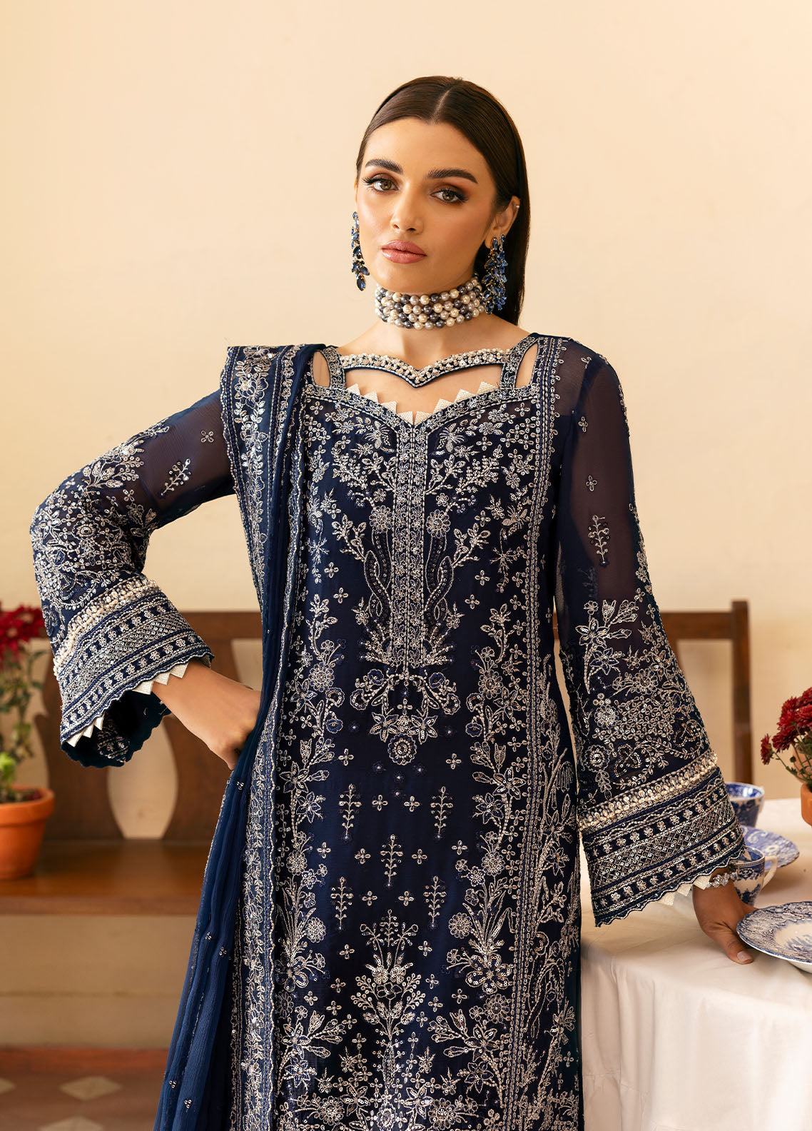 Gulaal | Reverie Embroidered Chiffon | ARISTA - Ladies Clothes 