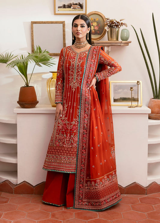 Gulaal | Reverie Embroidered Chiffon | ZARNA - Ladies Clothes 