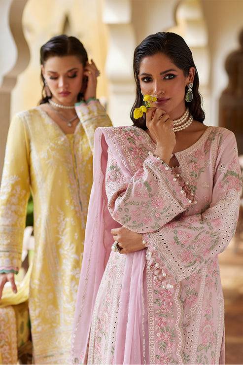 Gulaal | Luxury Lawn 25 | Magnolia by Maria Faisal - Registered Vendor of : Gulaal - type : Ladies Clothes - 100% original wedding dresses