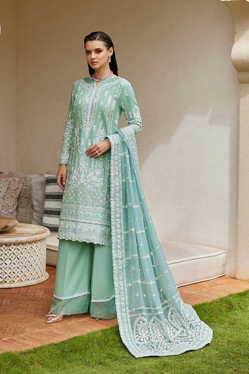 Gulaal | Luxury Lawn 25 | Freesia by Maria Faisal - Registered Vendor of : Gulaal - type : Ladies Clothes - 100% original wedding dresses