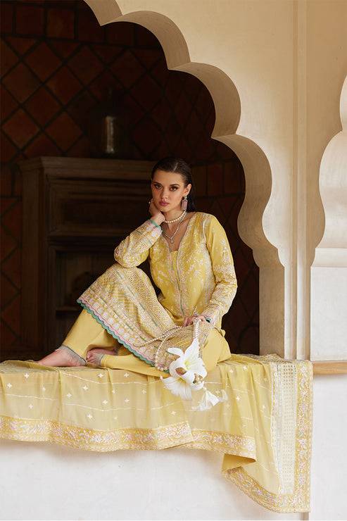 Gulaal | Luxury Lawn 25 | Iris by Maria Faisal - Registered Vendor of : Gulaal - type : Ladies Clothes - 100% original wedding dresses