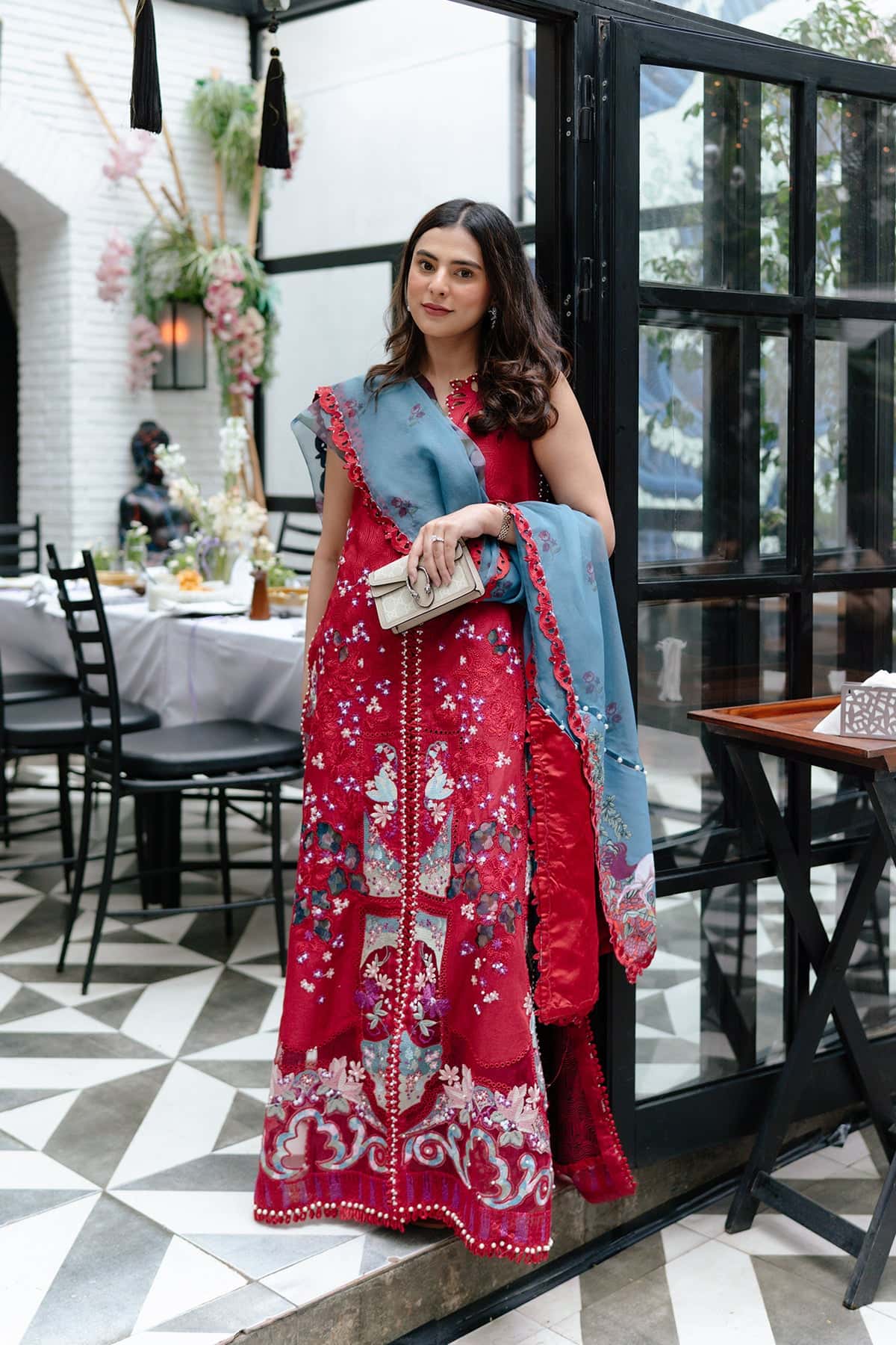 Afrozeh | Lawn 25 | Glacis by Maria Faisal - Registered Vendor of : Afrozeh - type : Ladies Clothes - 100% original wedding dresses