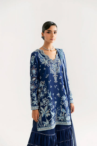Saira Rizwan | Silk Luxe 26 | ZINIA-SRLSP-26-02 - Dress - available at Maria Faisal in UK and USA.