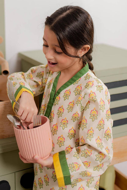 Zellbury Girls | 1 Piece Cambric | Kurta - 1650 by Maria Faisal - Registered Vendor of : Zellbury Girls - type : Kids Clothes - 100% original wedding dresses